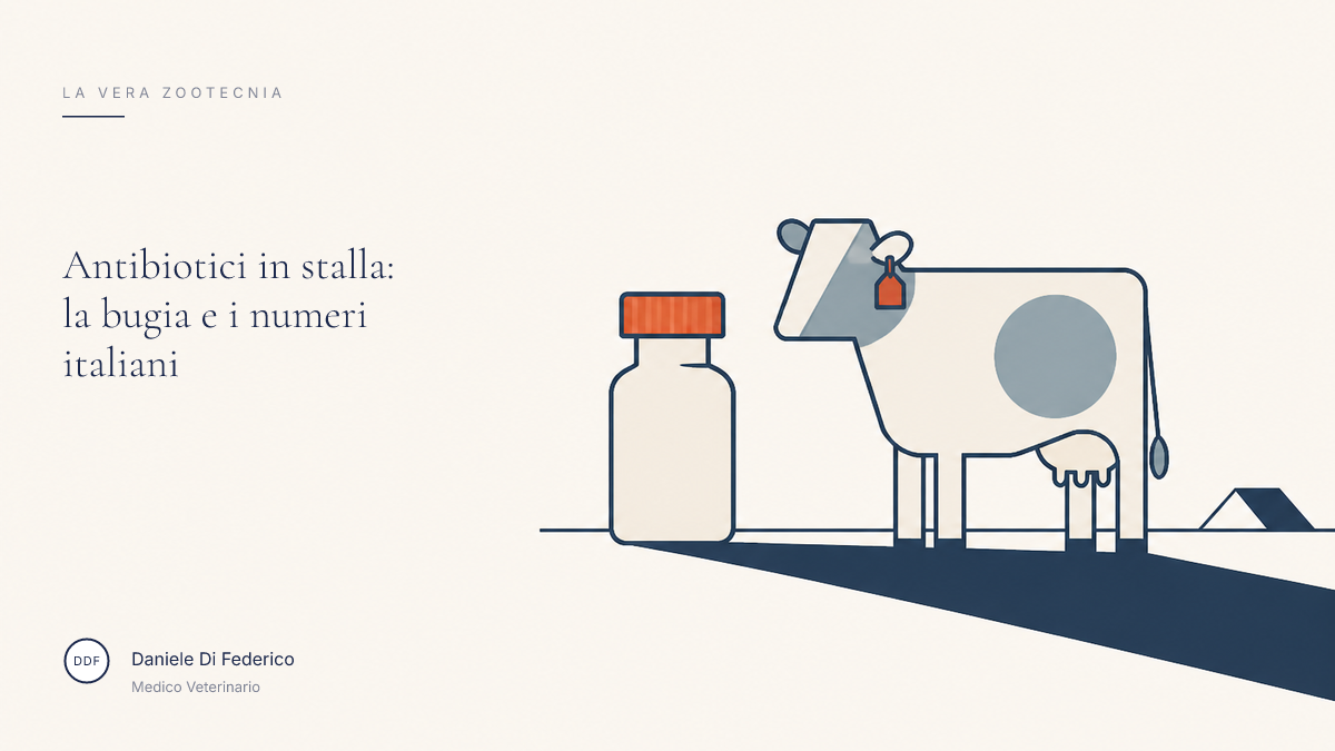 Antibiotici in stalla: la bugia e i numeri italiani Antibiotici in stalla: la bugia e i numeri italiani